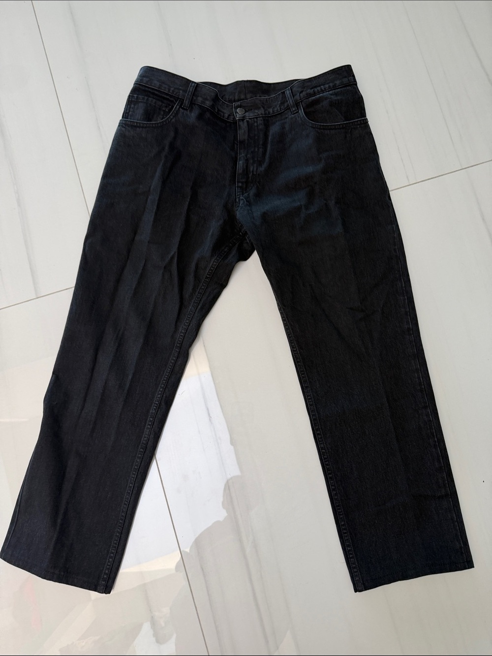 Prada Men's Black Straight-Leg Jeans - Classic Everyday Style